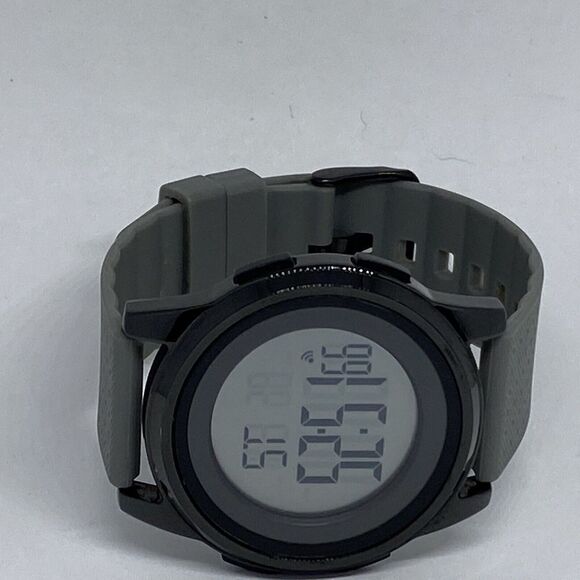 Yuink 1502 Men's Gray Rubber Strap Digital Dial Genuine Quartz Wrist Watch RQ649 - Picture 7 of 12